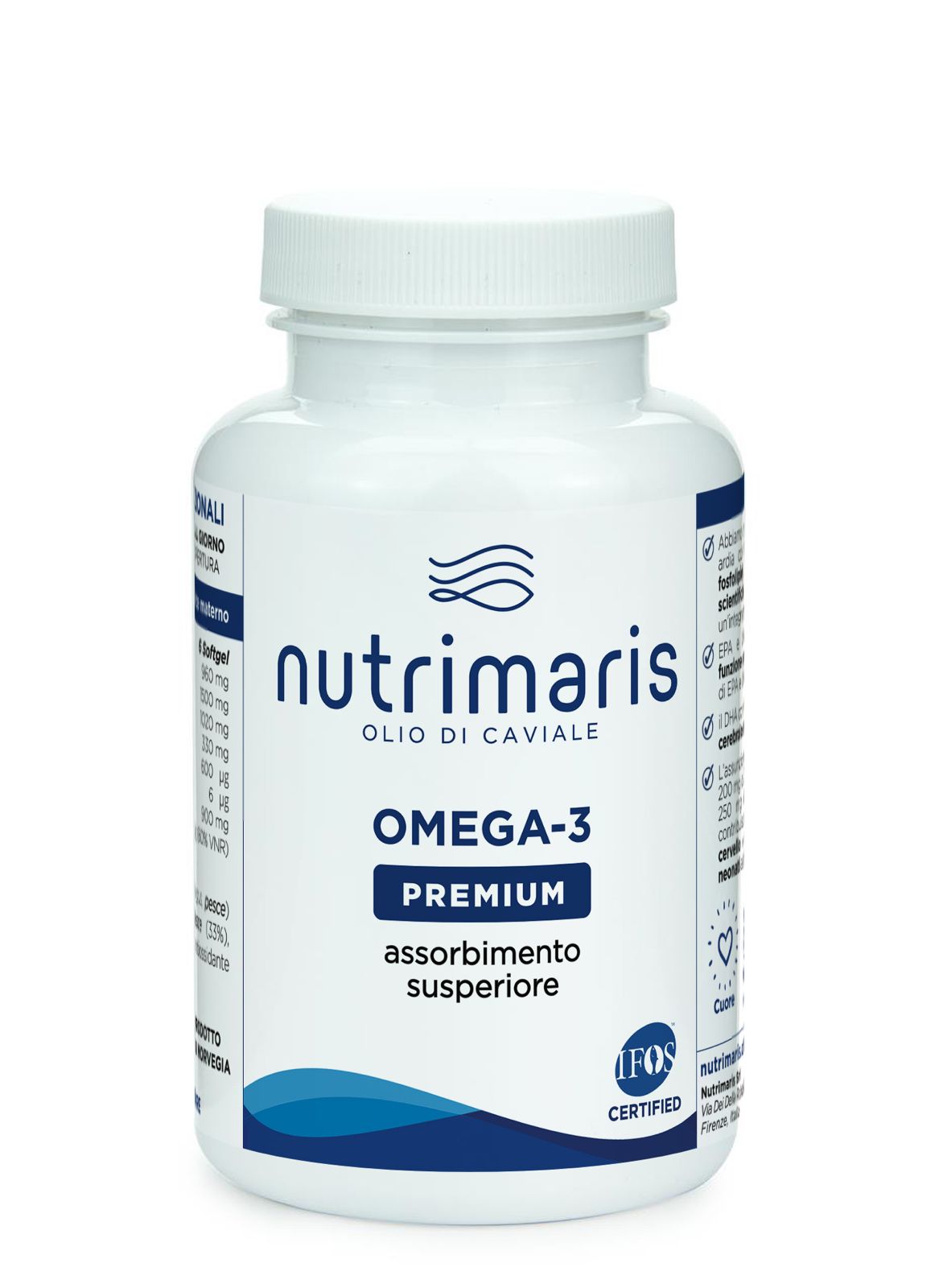 Omega-3 in Olio di Caviale - PREMIUM fosfolipidi con SPM e PRM attivi