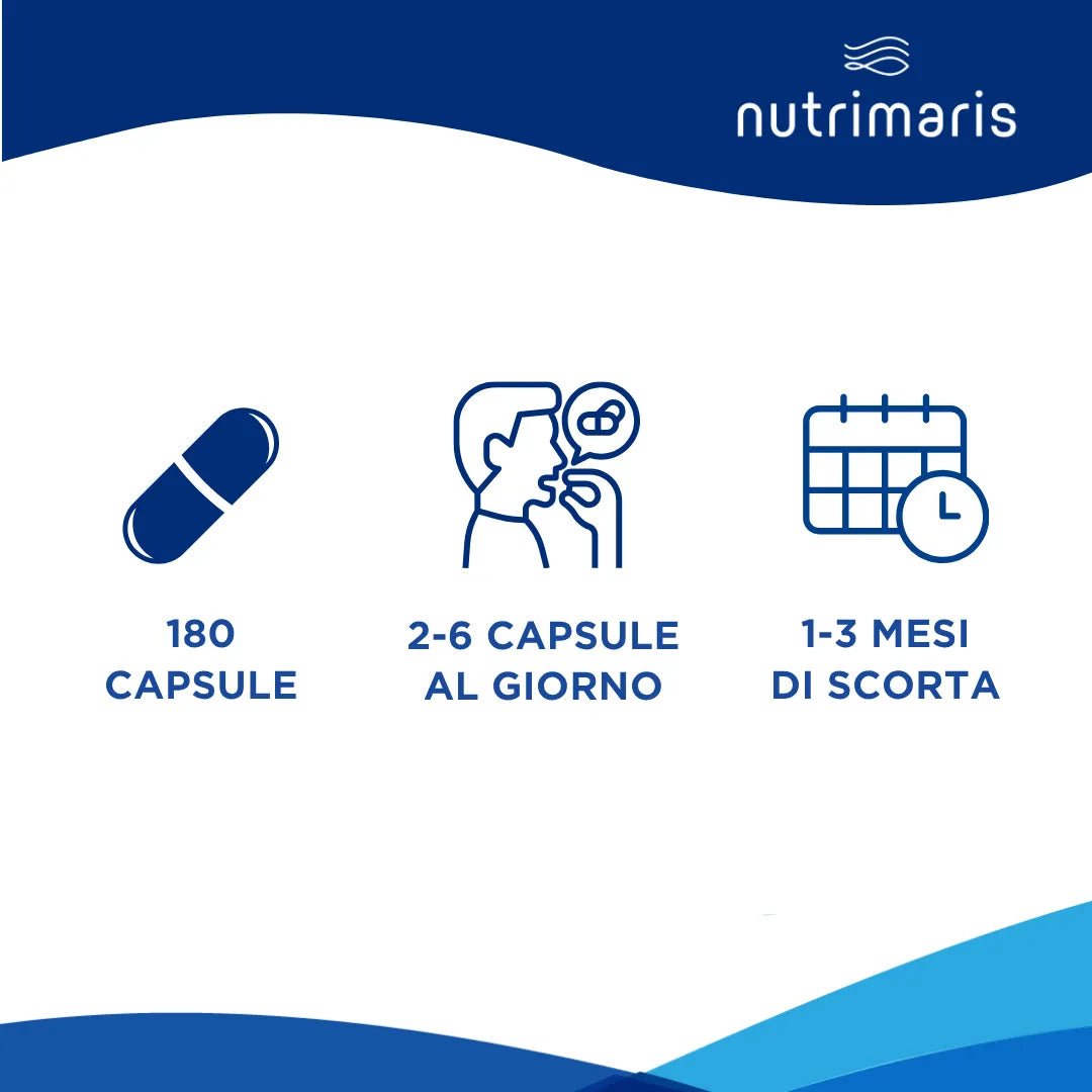 Omega - 3 PREMIUM Olio di Caviale Fosfolipidi Avanzati - Nutrimaris